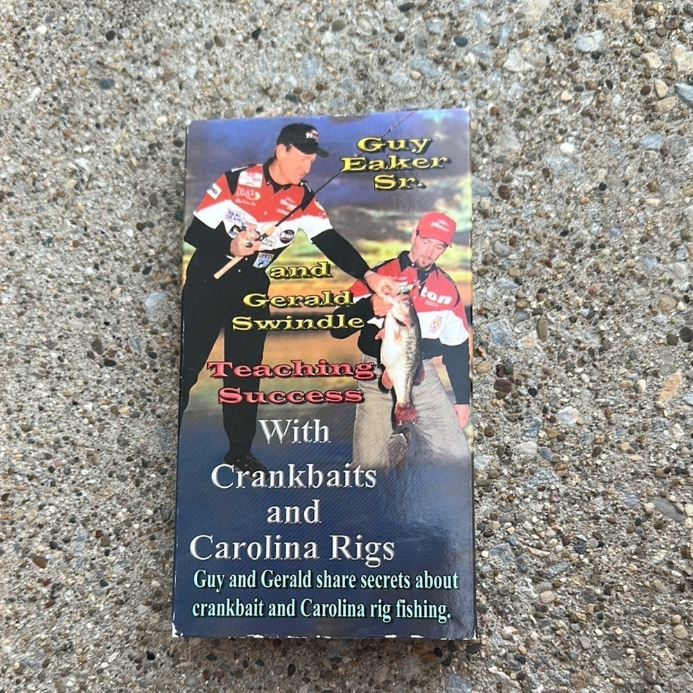 Guy Eaker and Gerald Swindle Crankbaits and Carolina rigs VHS Tape